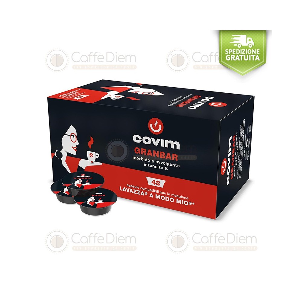 COVIM CAFFE CAPSULE A MODO MIO GRANBAR