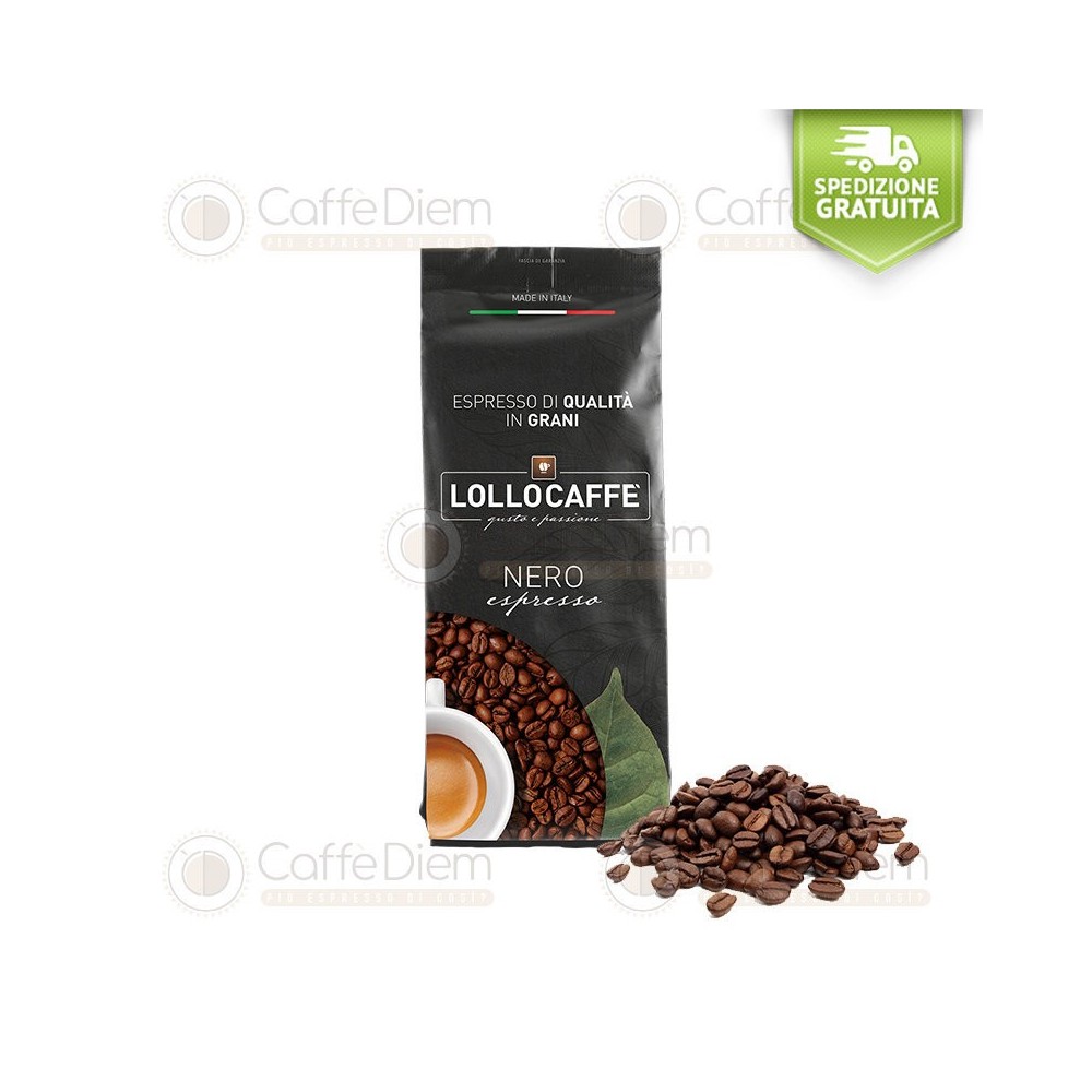 Original Lollo Coffee Beans 12 Kg Miscela Nera Black Blend
