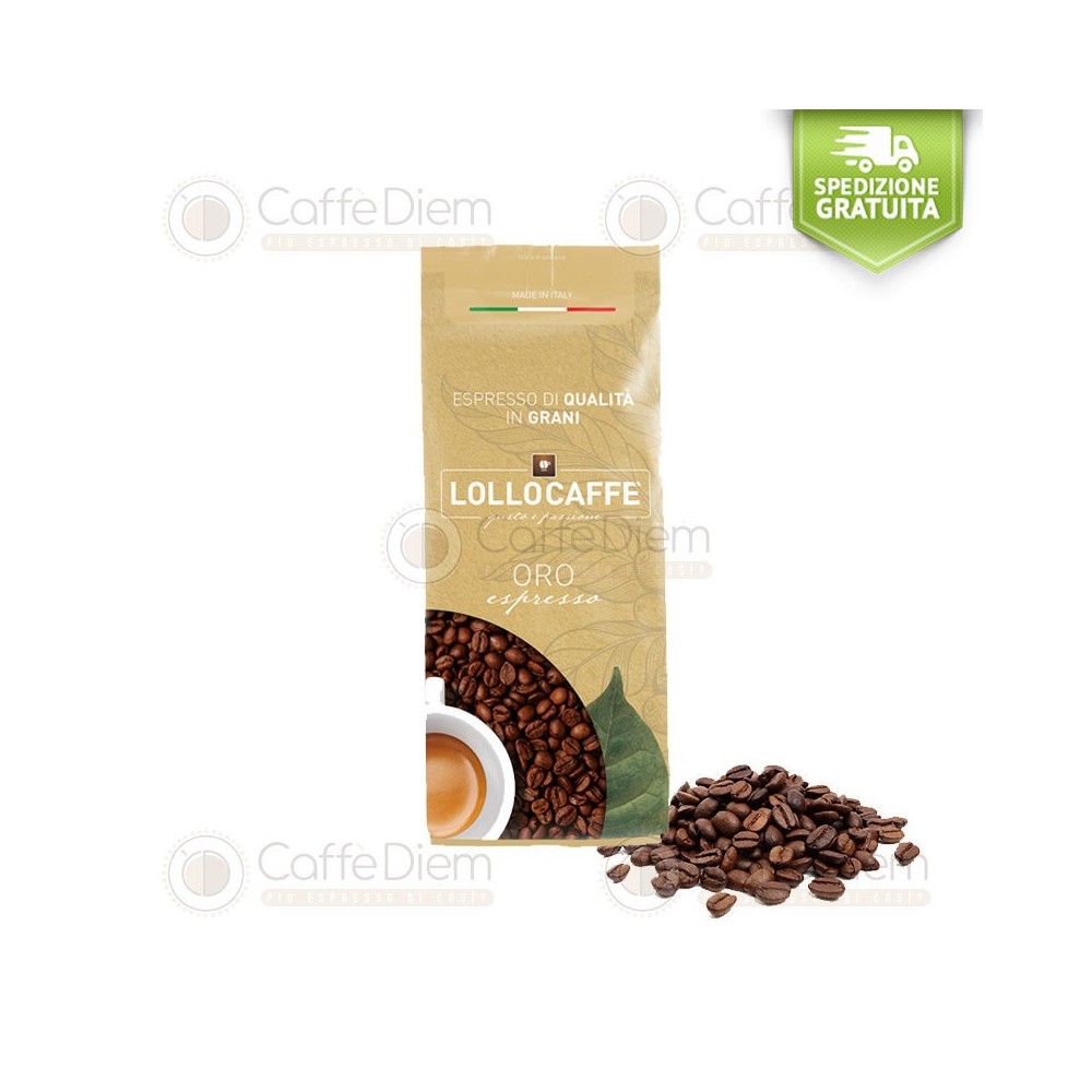Original Lollo Coffee Beans Miscela Oro Gold Blend