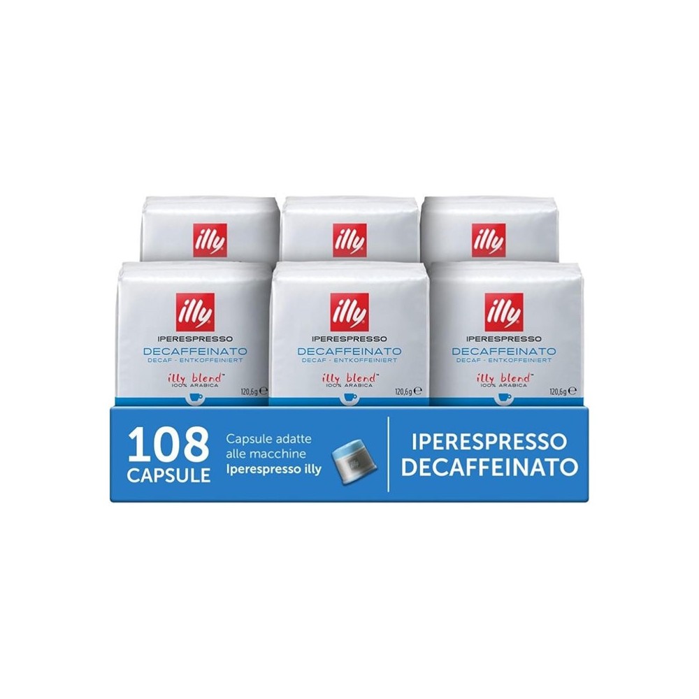Illy iperespresso Coffee Capsules Decaffeinated Dek