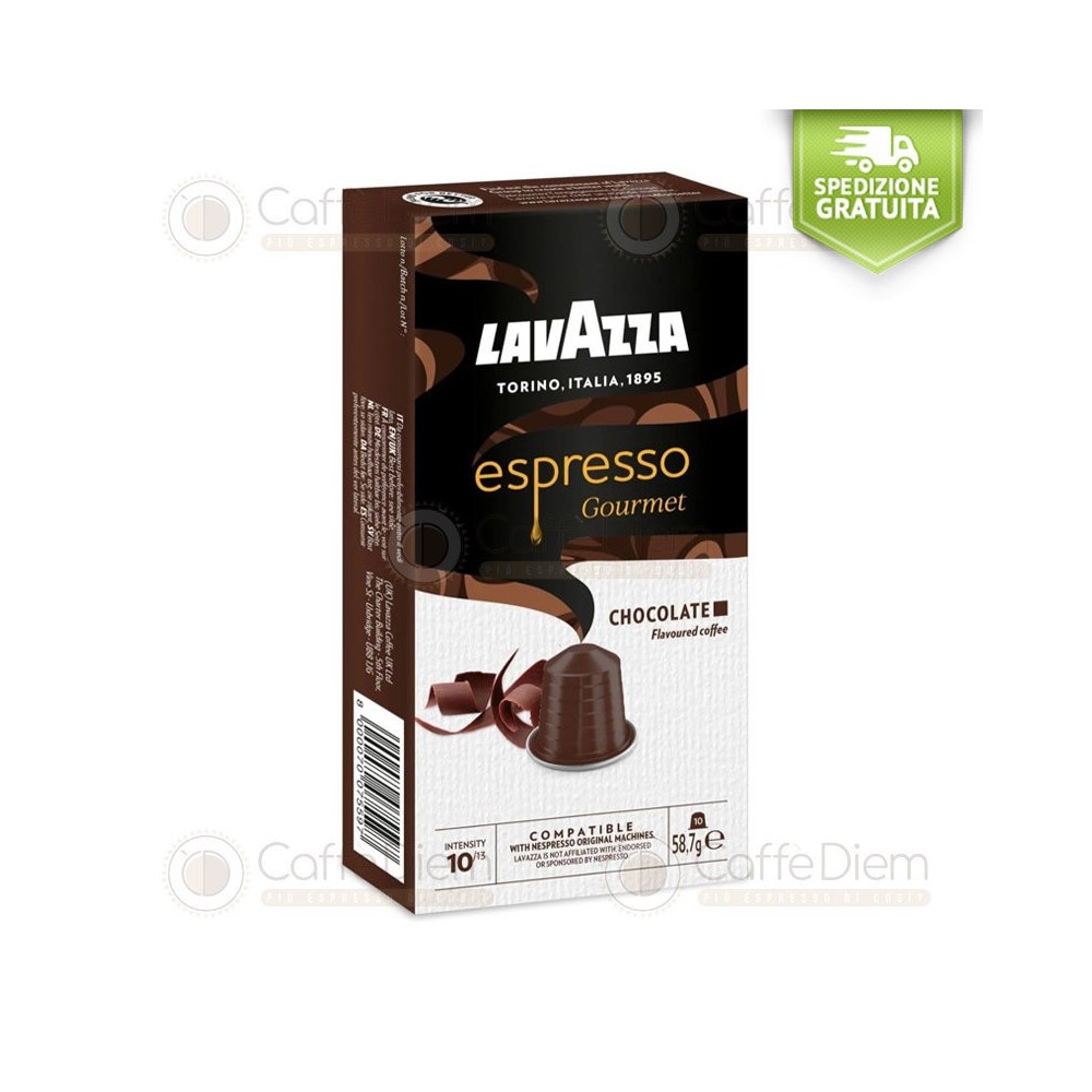 Capsule Lavazza compatibili Nespresso Cioccolato