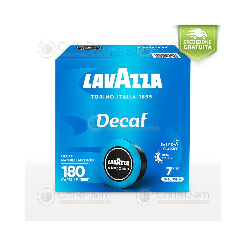 Original Lavazza A Modo Mio Dek Cremoso Decaff Box of 36 Capsules