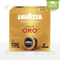 Original Lavazza A Modo Mio Qualità Oro Gold Quality Blend Box of 12 Espresso Capsules | Caffè Diem