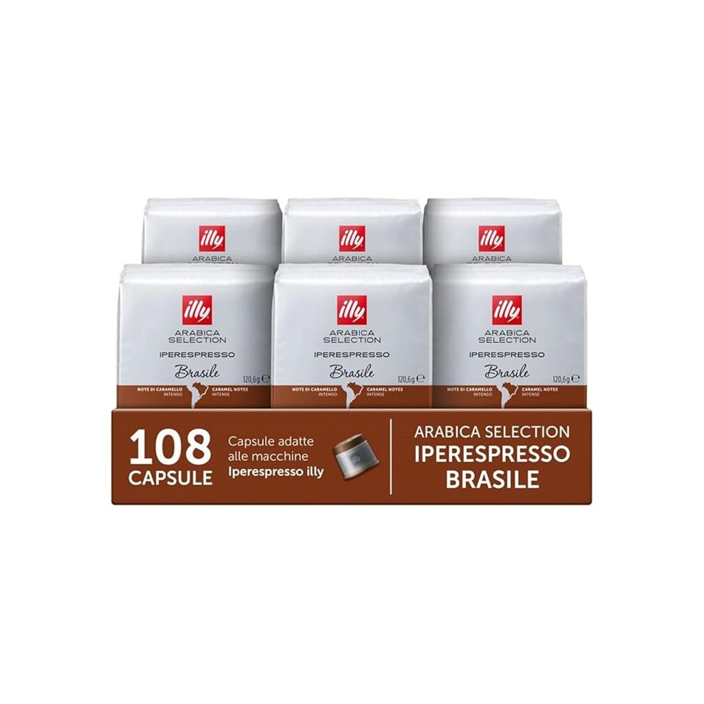 Illy iperEspresso 18 Coffee Capsules Brazil| Caffè Diem