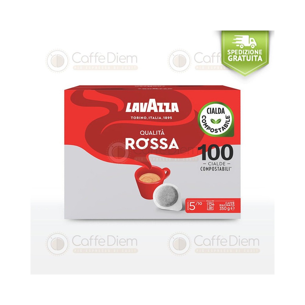 Lavazza Qualità Rossa Ese 44 papaer pods | Caffè Diem