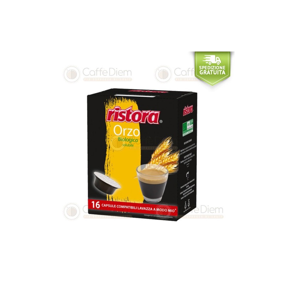Original Ristora Barley Bio Capsules for Lavazza A Modo Mio Espresso Machine | Caffè Diem