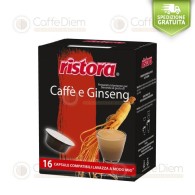 Original Ristora Ginseng Coffee Capsules for Lavazza A Modo Mio Espresso Machine | Caffè Diem