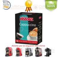 Original Ristora Cappuccino Coffee Capsules for Lavazza A Modo Mio Espresso Machine | Caffè Diem